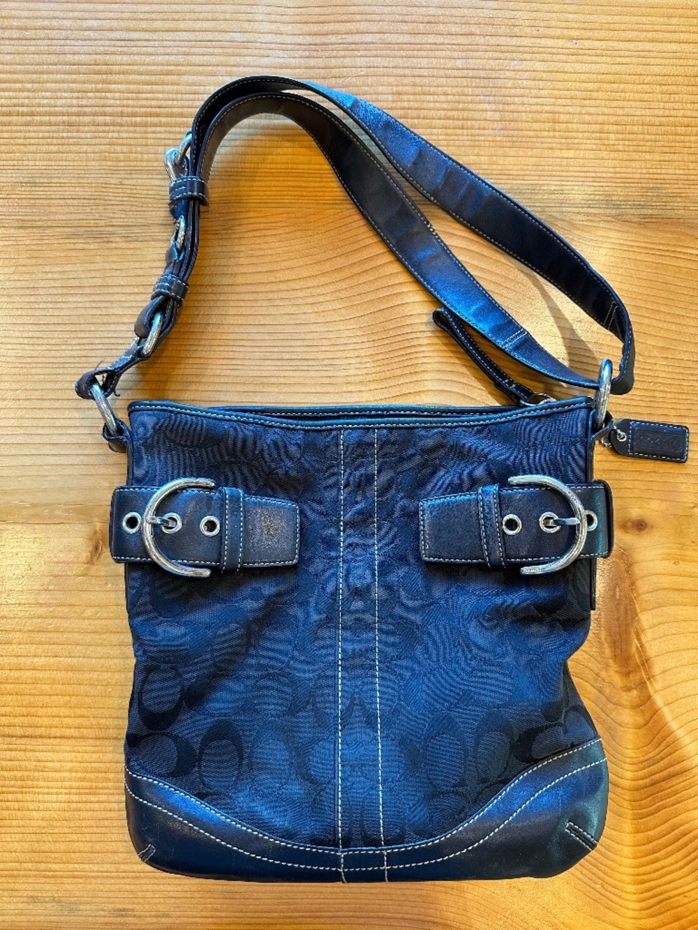 Vintage black Coach purse
